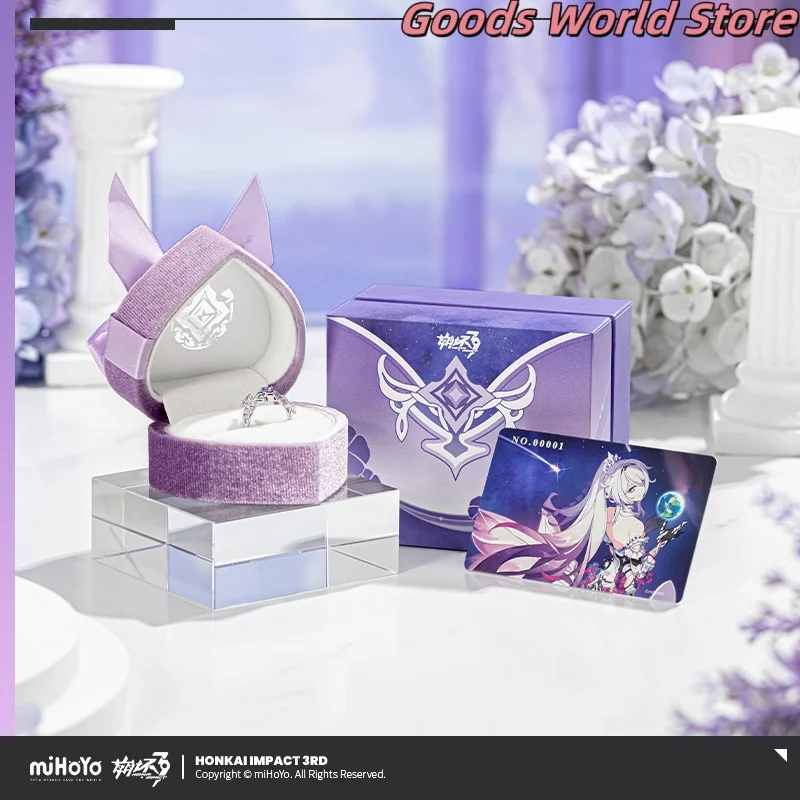 

Original Kiana ring Herrscher of Finality Theme Ring Honkai Impact 3 Kiana Cosplay Costume accessories Anime Game Halloween Gift