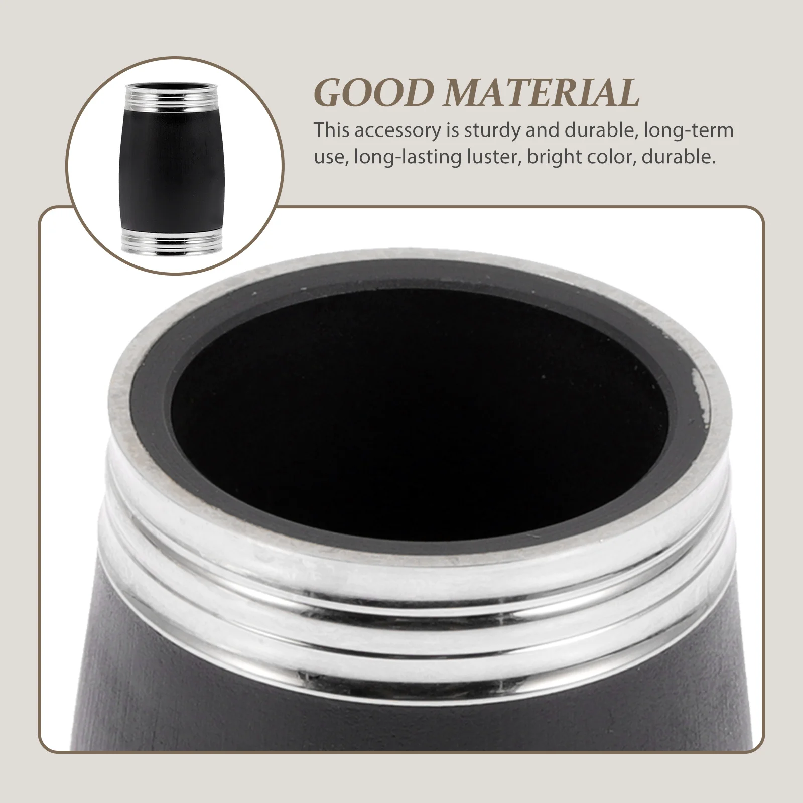 

Clarinet Tuning Tube Compact Wind Instrument Pitch Connector Durable Replacement Accessory For B Flat Clarinet Musical