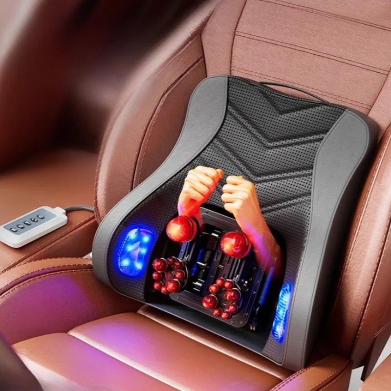 Back Waist Cervical Spine Multifunctional Full Body Massagers Neck Shoulder Electric Massage Cushion Kneading Shiatsu Massager