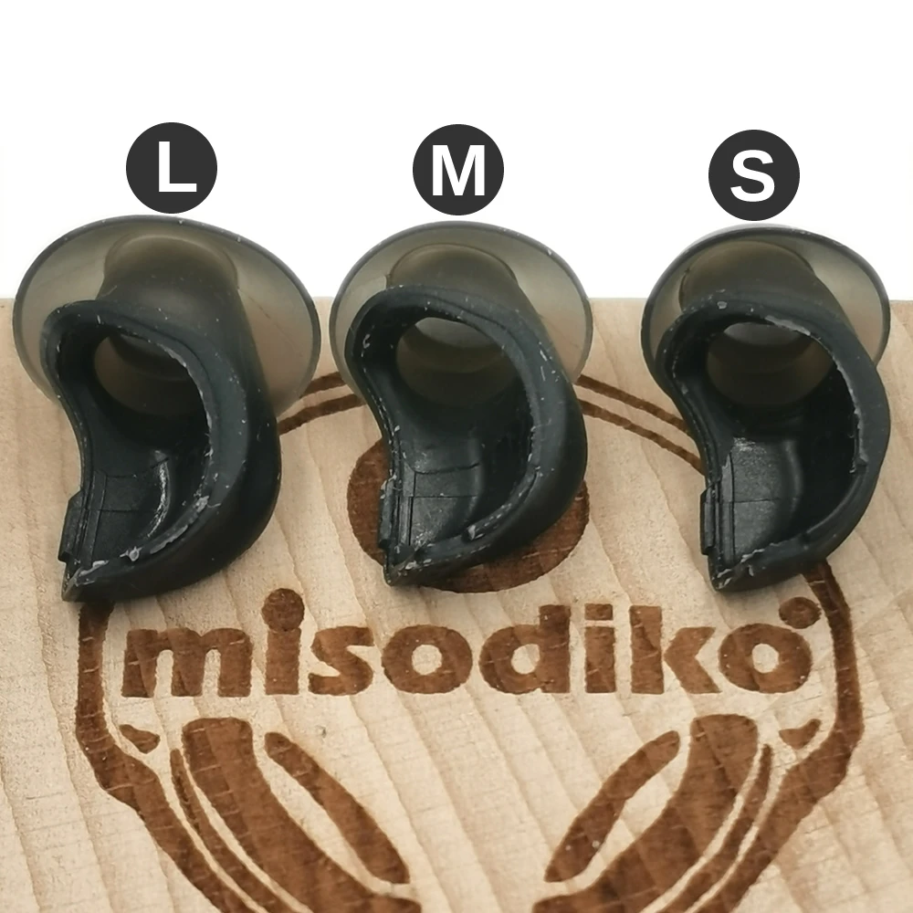 misodiko Silicone Eargel Ear Tips Compatible with Plantronics BackBeat PRO 5100 True Wireless Earbuds (2-Pairs)