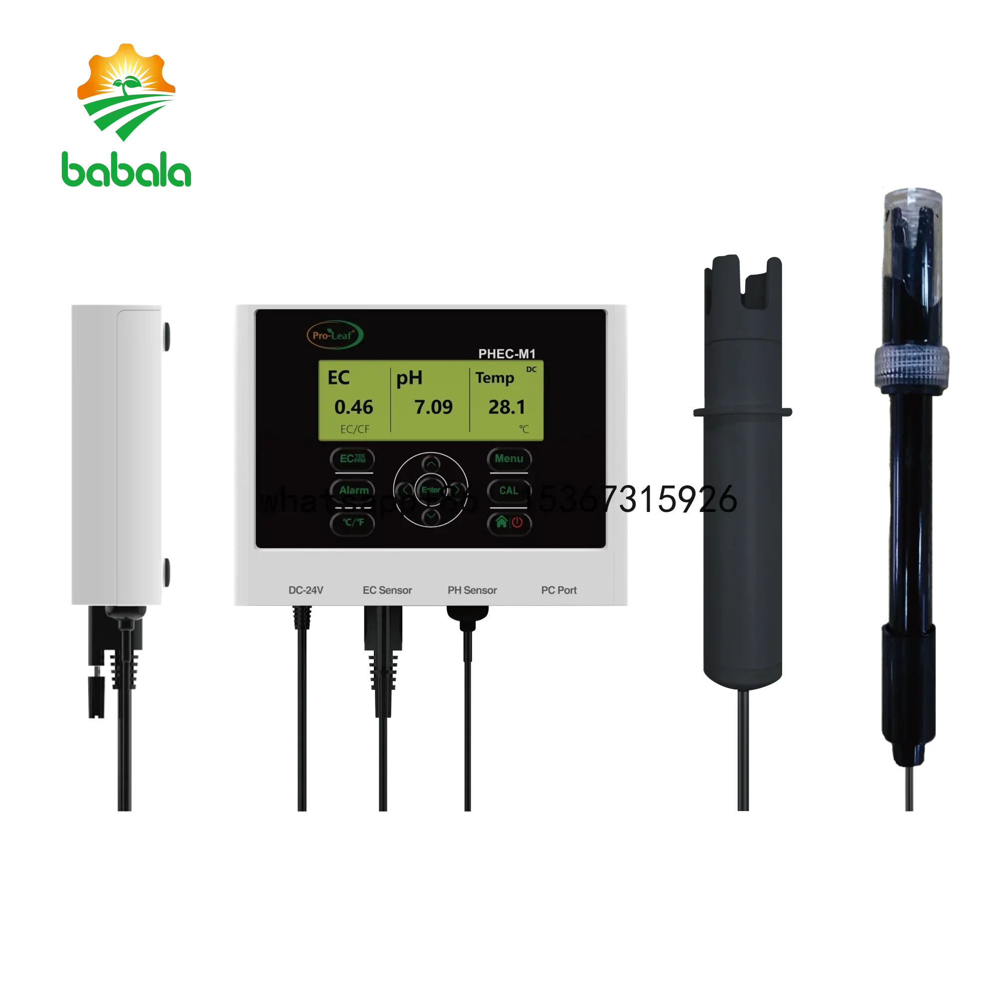 Pro-leaf PHEC-M1 Meter/grow herb/hydroponic irrigation PH and EC detector