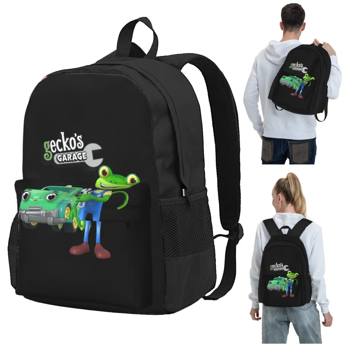 Tilly The Tow Truck Geckos Garage Fixing Trucks Vehicles Backpack Student BookBag Kids School Bag Computer