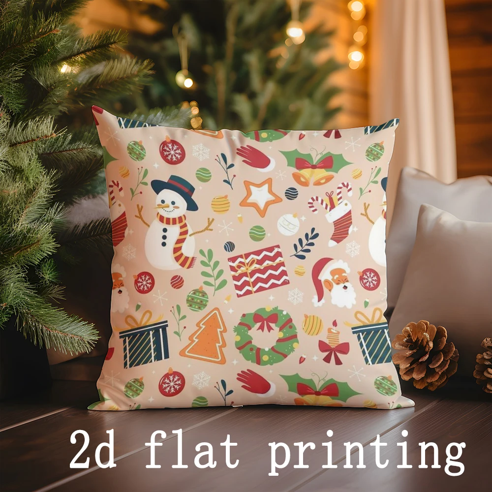 ديكور المنزل أنماط المخدة تحت عنوان عيد الميلاد مناسبة لأريكة غرفة نوم غطاء وسادة السيارة وسادة الظهر المستطيلة