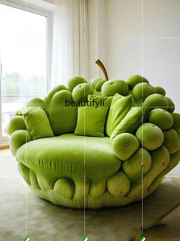 Fruit Watermelon Orange Couch Tatami Single Double Bedroom Living Room Balcony Personalized Chair