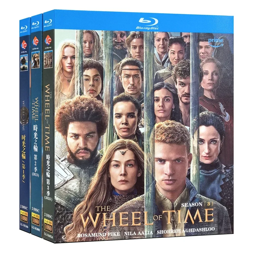 The Wheel of Time Season 1-3 (2025) 6-Discs All Region Free Blu-ray disc YIHUI