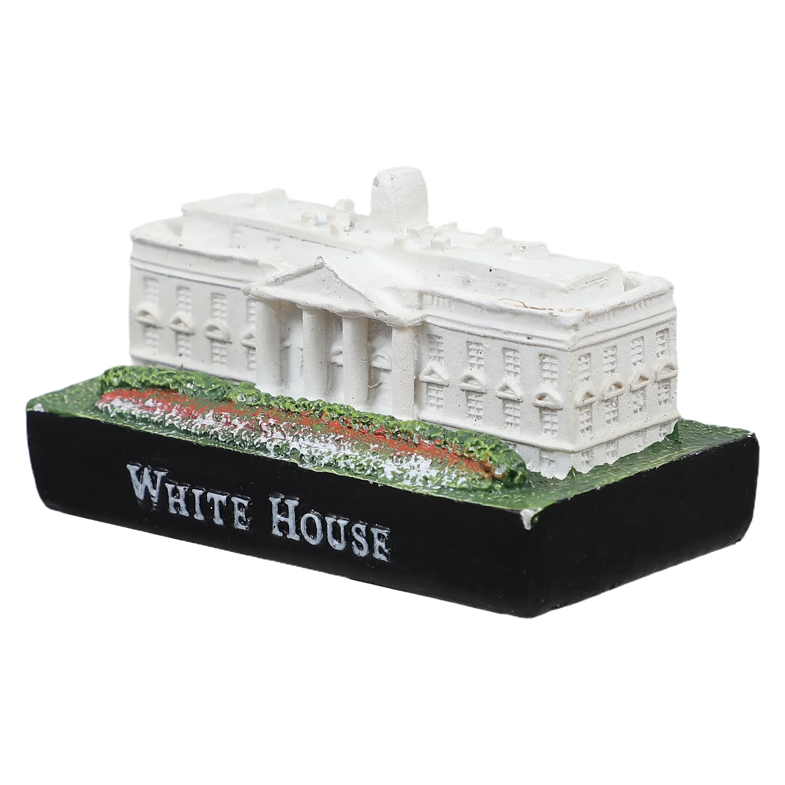 

White House Statue Fish Tank Building Resin Garden Statues Ceramic Sculpture Ornaments