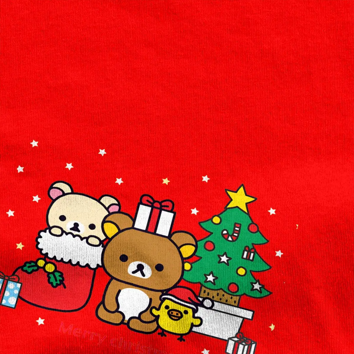 Men Women T-Shirt Rilakkuma Present Christmas T-Shirts Hipster Summer Tee Shirt Vintage Print Cotton Tops Plus Size 6XL