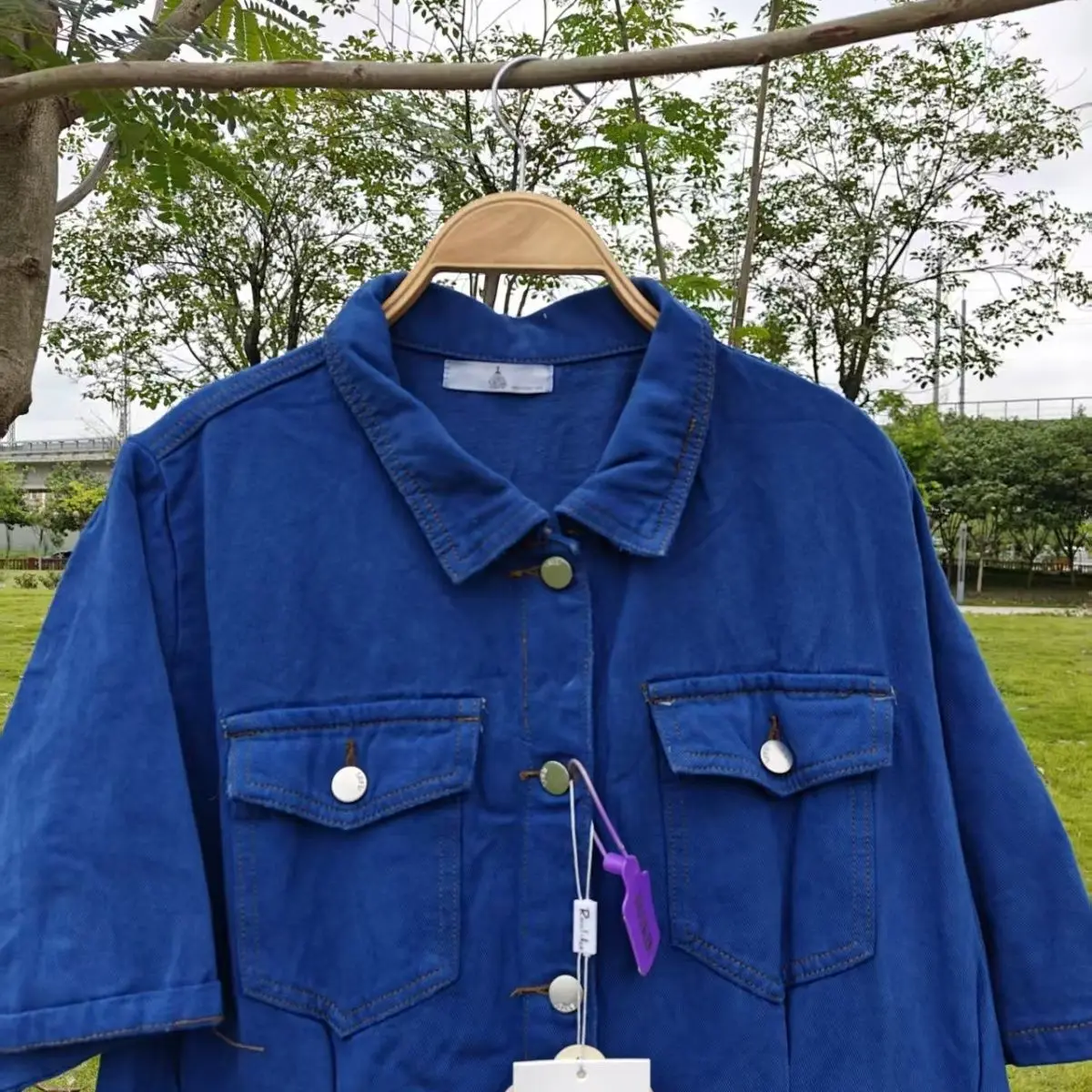 فستان رعاة البقر النسائي الجديد للربيع/الصيف، قميص فضفاض للركاب، فستان كبير الحجم