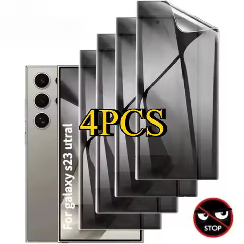 4Pcs Privacy Screen Protector For Samsung S25 Edge S24 S23 Ultra S22 S21 S20 Plus S8 S9 S10 Plus Note 10 20 Screen Protectors
