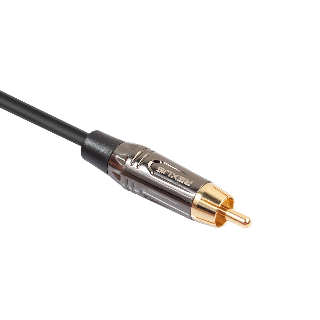 Metal shell double screen shielded wire Lotus RCA revolving Canon XLR female mixing console audio cable hdmi cable