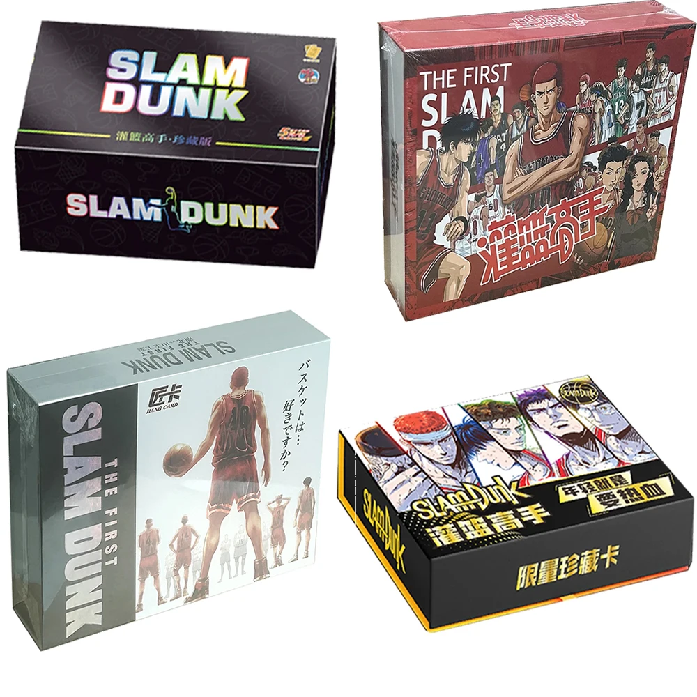 Anime Slam Dunk Card Full Set Signature Card Hot Stamping Card MVP Sakuragi Flower Road Rukawa Kaede ZR SSP Card Christmas Gift