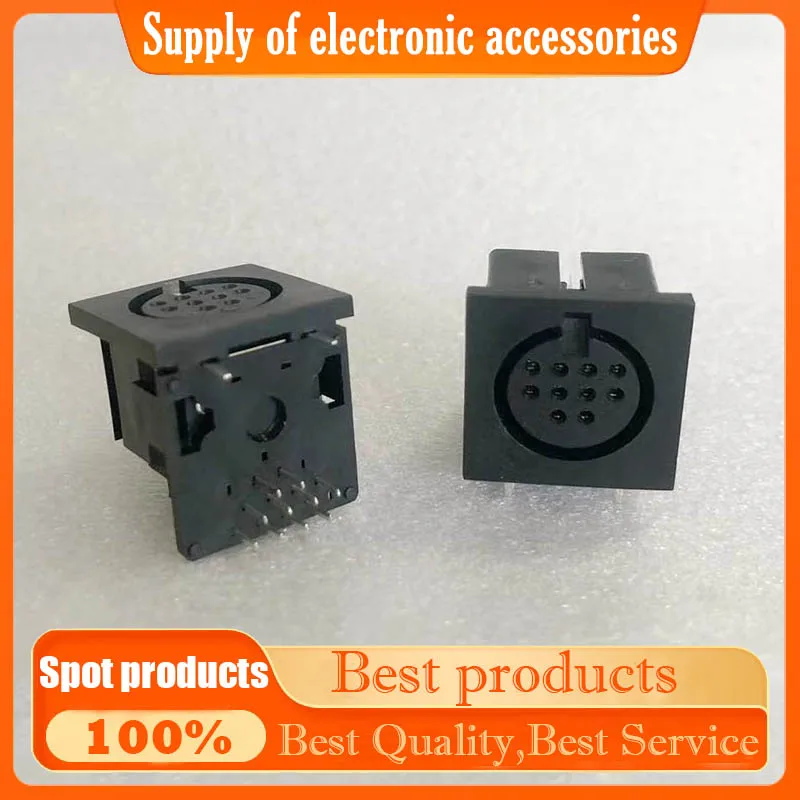 DS-10-04 Large DIN 10-pin video interface DS terminal socket DIN female socket 10 holes