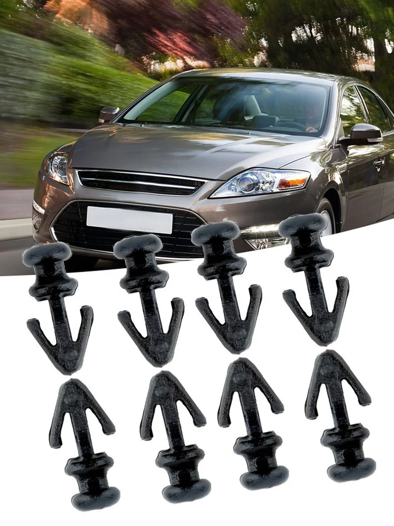 

50pcs Car Door Sill Sealing Strip Clips Lower Weatherstrip Seal Fastener Rivet Clips Car Accessories for Ford Mondeo MK2 MK3 MK4