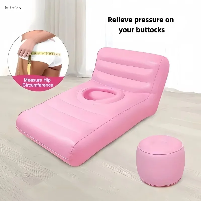 New Bbl Rehabilitation Inflatable Bed with Perforated Hip Lift Air Cushion, Portable Pvc Air Cushion Bed for Postoperative Care