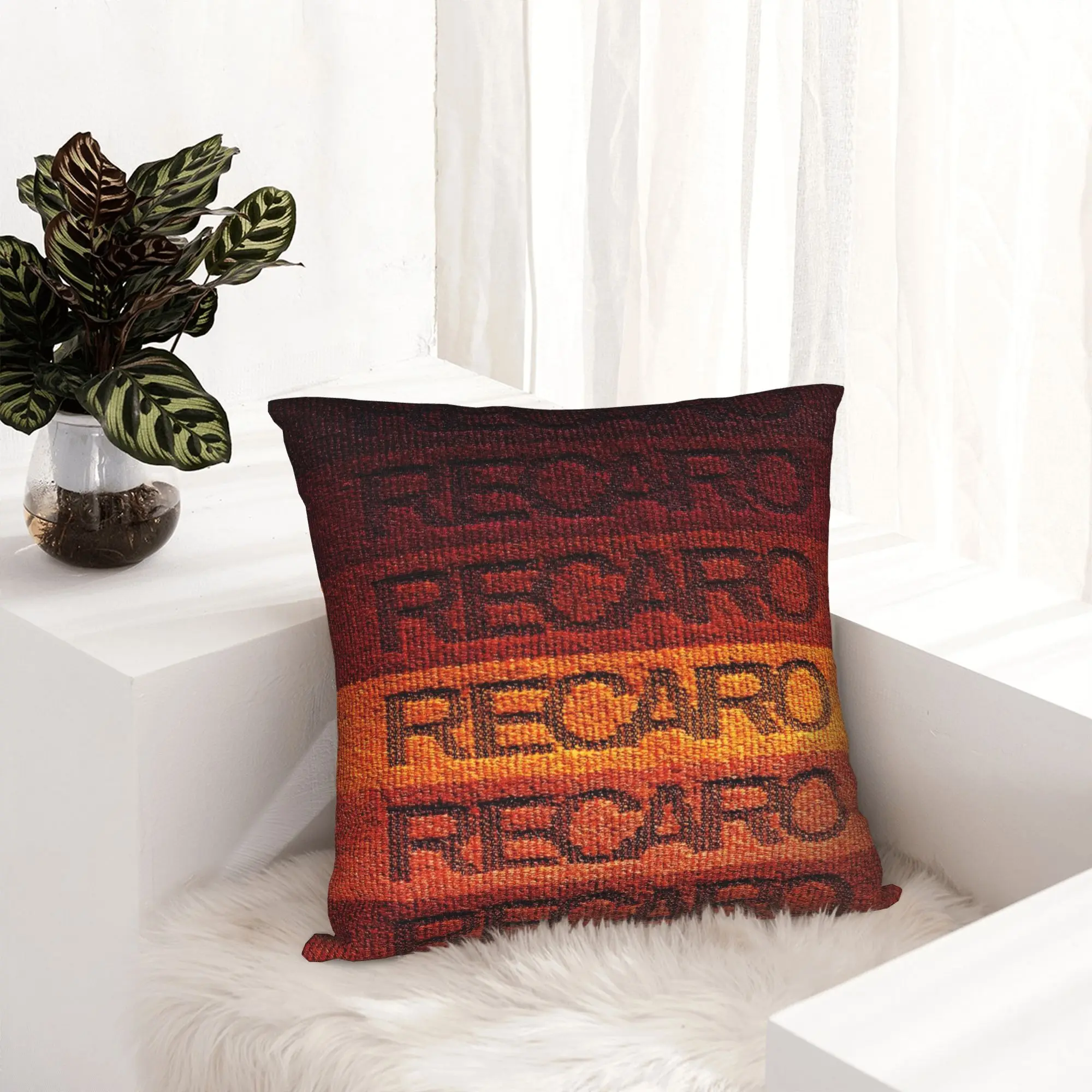 Seat Houndstooth Upholstery Pattern Recaros Throw Pillow Covers Home Decor Modern  Outdoor Cushions Square Pillowcase