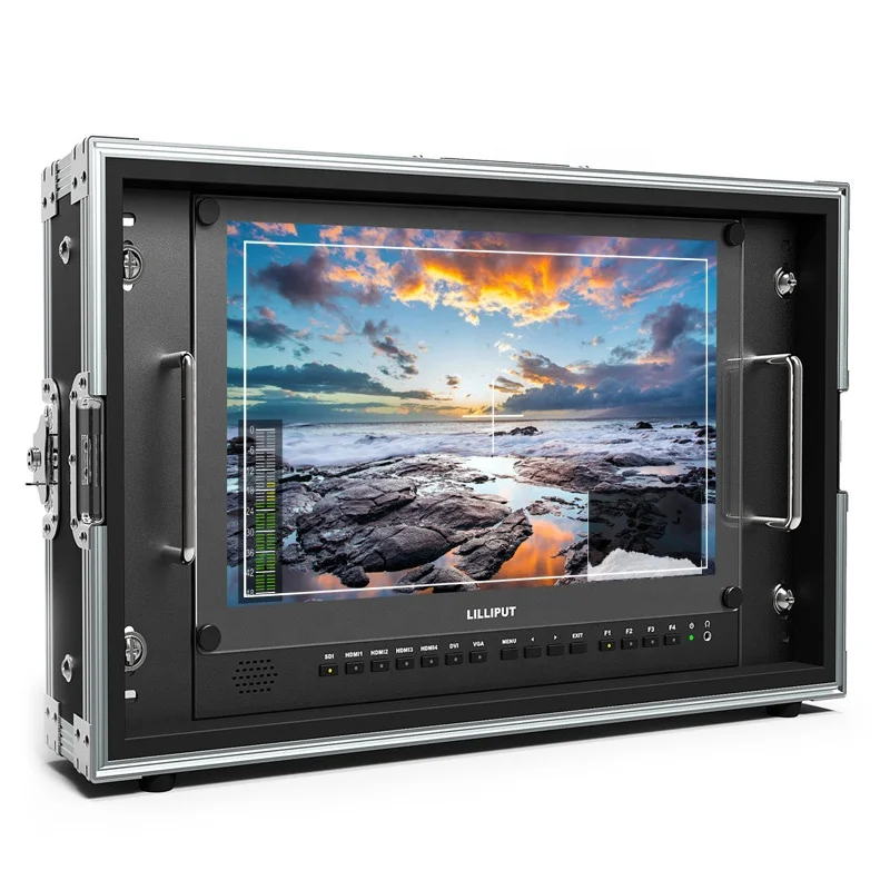 

For Lilliput BM150-4KS 15.6\" 4K Broadcast Quad Split Screen 3G-SDI/HDMI Input DVI Professional Video Production Desktop
