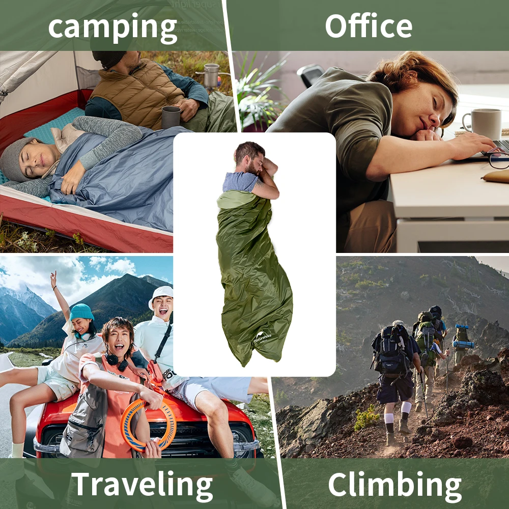 Naturehike שק שינה לקמפינג עמיד למים אולטרה-קל 3 עונות שמיכת, תמונה 6
