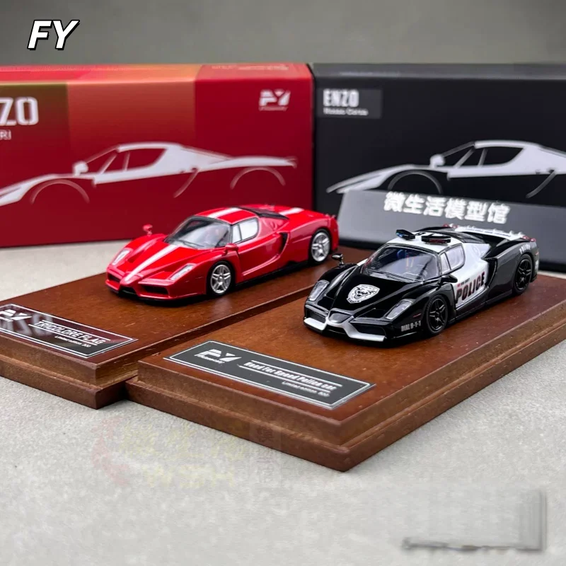 

FY 1:64 Enzo Racing Car - Premium Cast Alloy Model of High-Speed Vehicle, Gift for Boys, Adult Collection Piece.