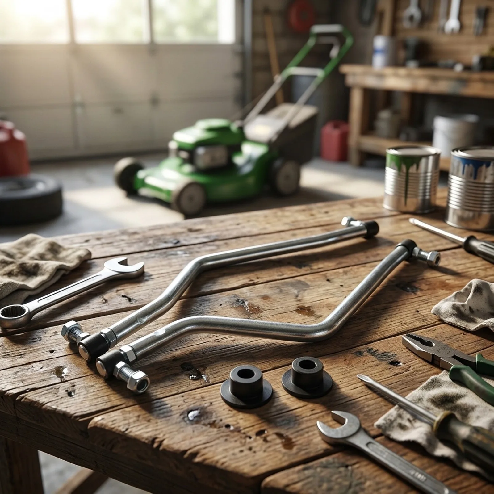 2 Pack Drag Link Kit for Craftsman For Poulan Lawn Mowers Compatible with OEM Numbers For 436884 436885 436887