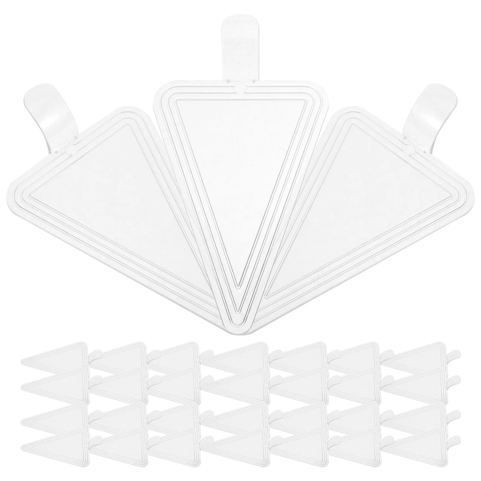 

100Pcs Cake Boards Mousse Bases Reusable Thick Plastic Display Bases Party Baking Supplies Cake Board Party Accessories