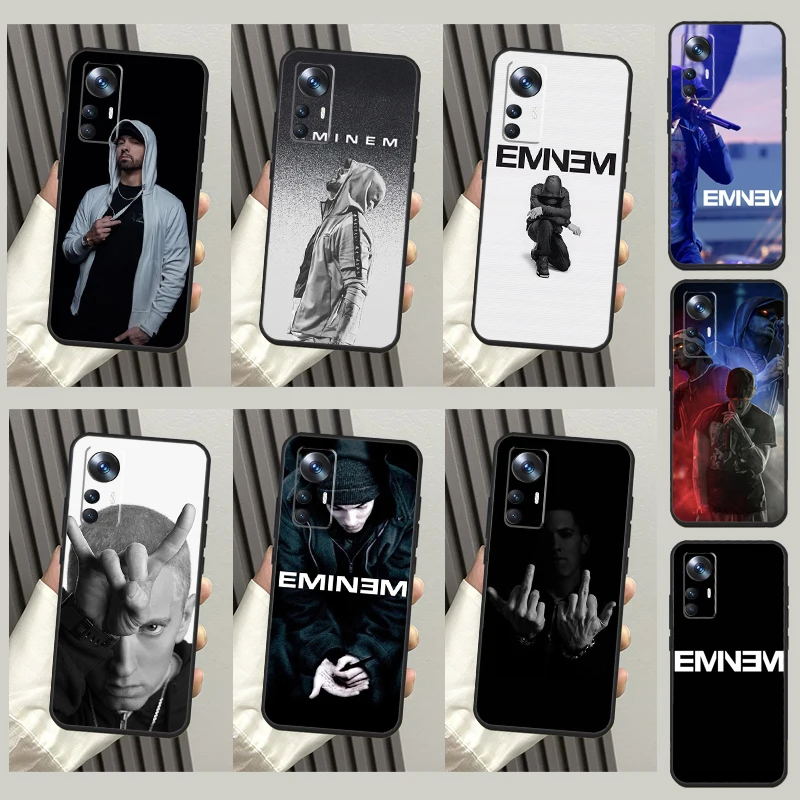 Hip Hop Rapper Eminem Rap Case For POCO F5 X5 Pro X3 X4 GT F4 F3 M5 Cover For Xiaomi 12T Pro 11T 13 Pro 11 12 Lite