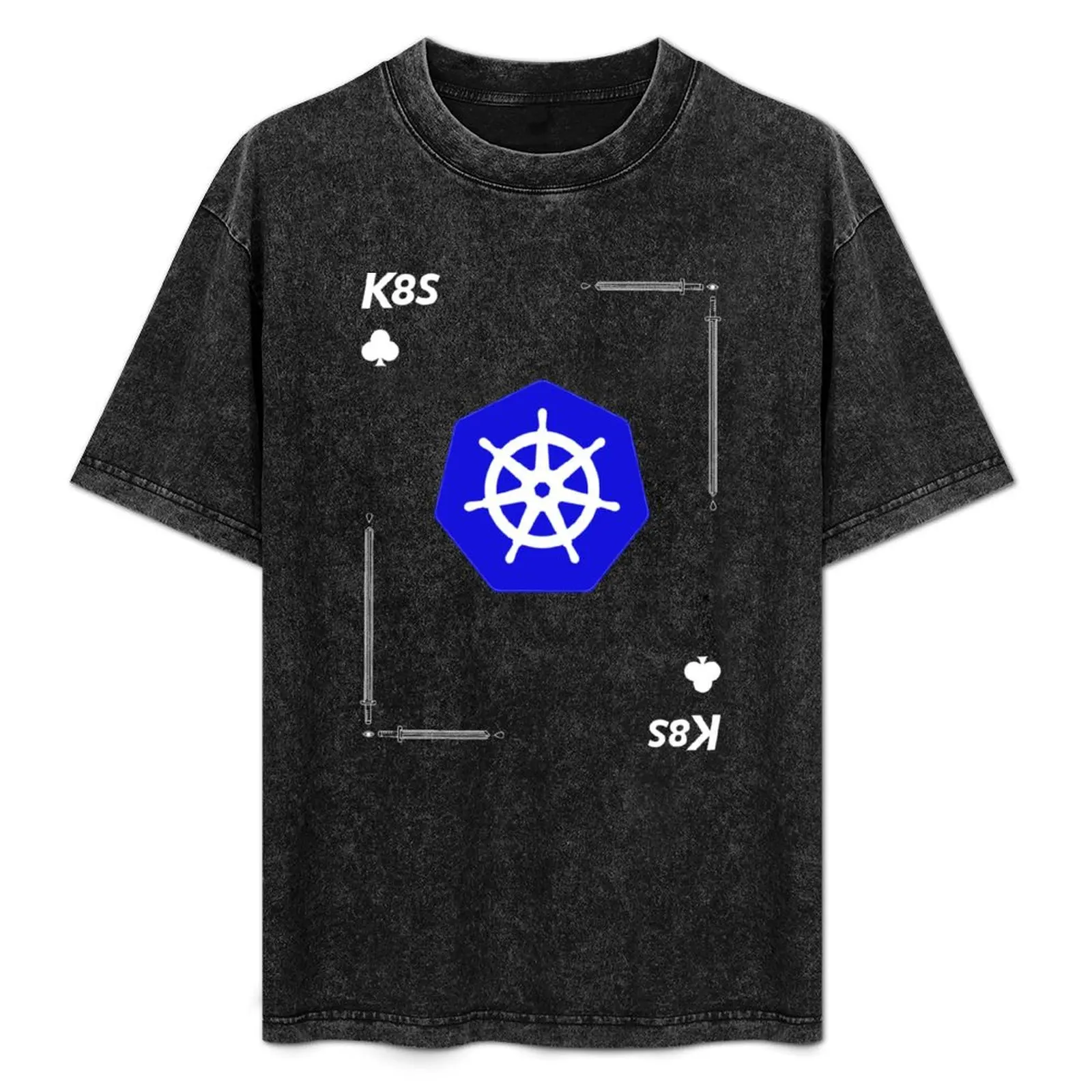 kubernetes-ポーカー-tシャツ-カジュアル-ライトサマー-半袖トップス