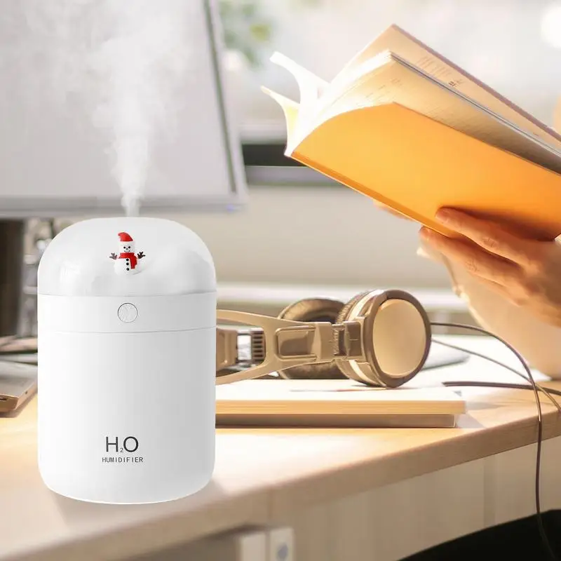 Desk Humidifier Snowman Travel Humidifier Portable Air Humidifier Small Desktop Humidifiers for Bedroom Travel Humidifier