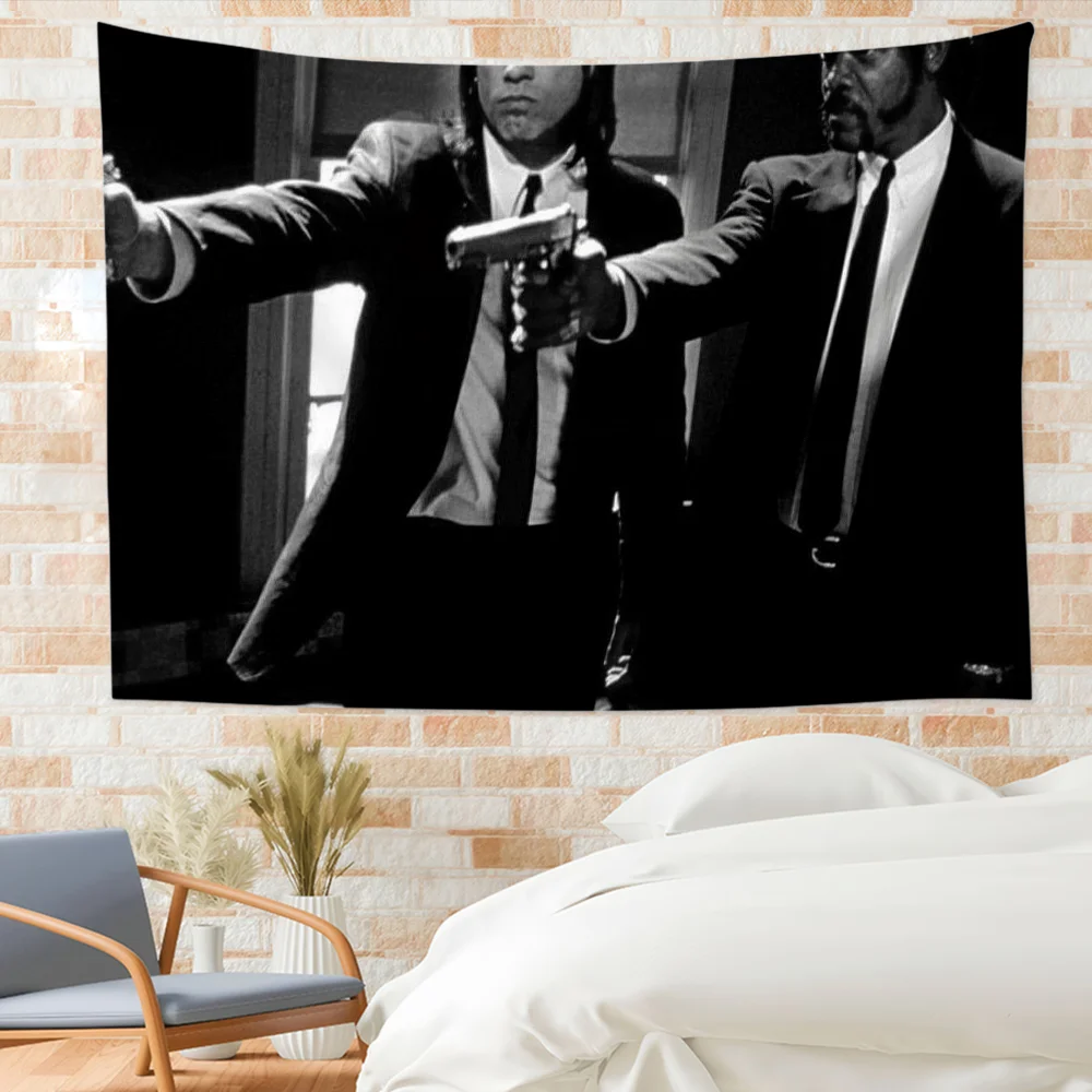 Movie Pulp Fiction flag Custom Camping Garden Decor Party Backdrops Wall Art Family Gifts