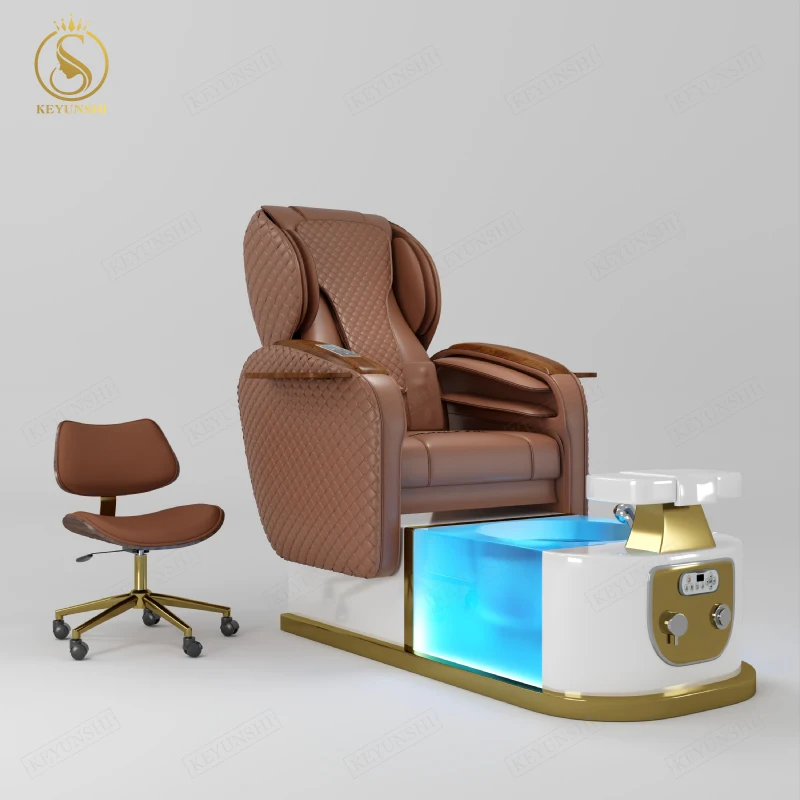 Luxury Professional Throne High Back Foot Spa Massage Manicure Pedicure Chairs for Nail Salon Nail Massage Pedicure Station