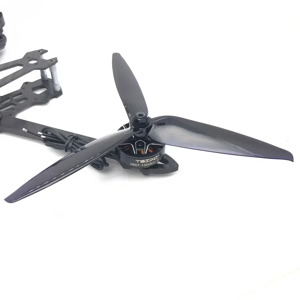 Hélice PC à 3 pales pour HQPROP 7X4X3 7040, 4 pièces, pour RC FPV Freestyle 7 pouces longue portée LR7 Cinelifter Drones, pièces de bricolage