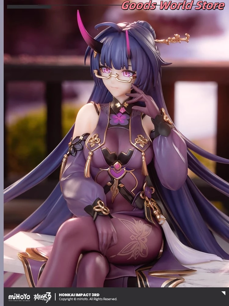 In stock Raiden Mei 1/7 figurine model ornament Original mIHOYO Honkai Impact 3 Cosplay Costume Anime Model birthday Gift