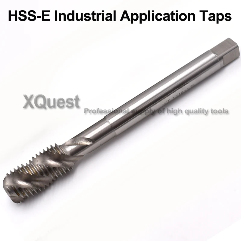 

XQuest HSSE extended handle Taps Unified Extra Long Shank Spiral Flute Tap UNC 2-56 4-40 5-40 6-32 8-32 10-24 1/4 3/8 5/16 UNF