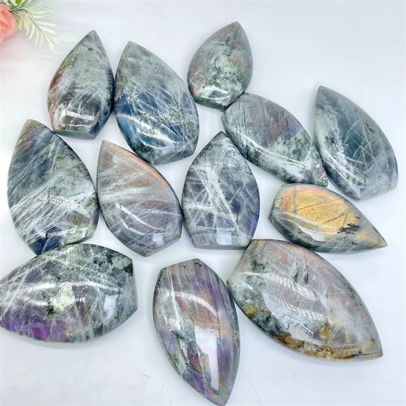 

Labradorite Craft Wholesale Bulk Healing Purple Flash Labradorite Decoration For Meditation Ornaments