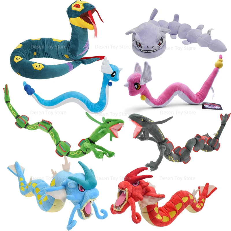 10 Styles Pokemon Plush Seviper Dragonair Gyarados Rayquaza Steelix Cartoon Stuffed Peluche Toys Gifts For Children Christmas