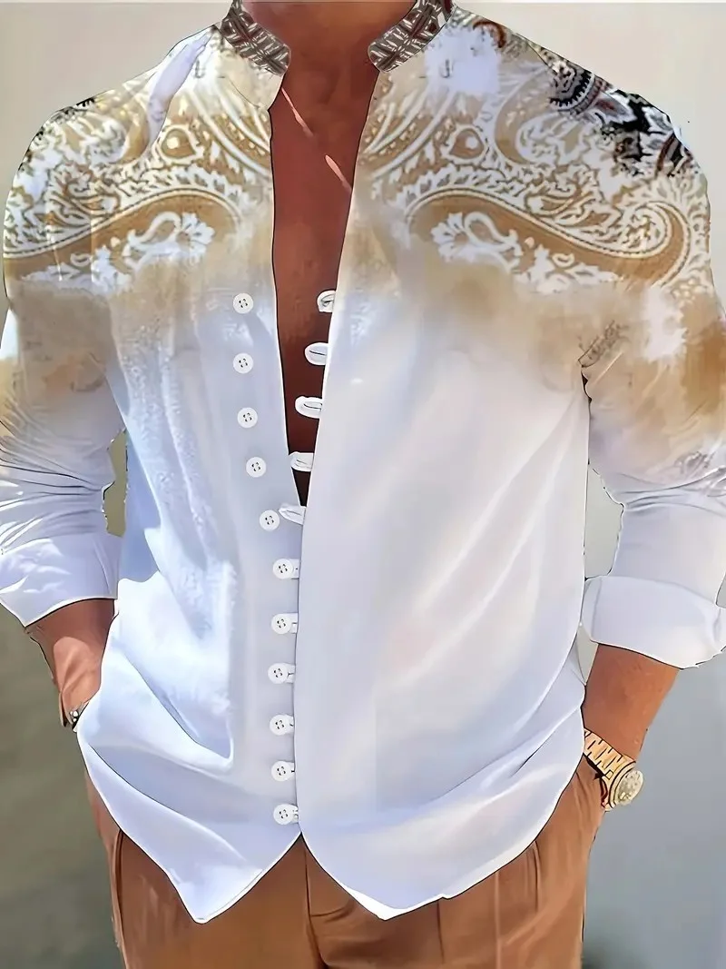 Mens Casual Loose Fit V Neck Henley Shirt 7 Button Long Sleeve Shirt Classic 9 Colors Mens Tops Fashion Luxury Clothing.