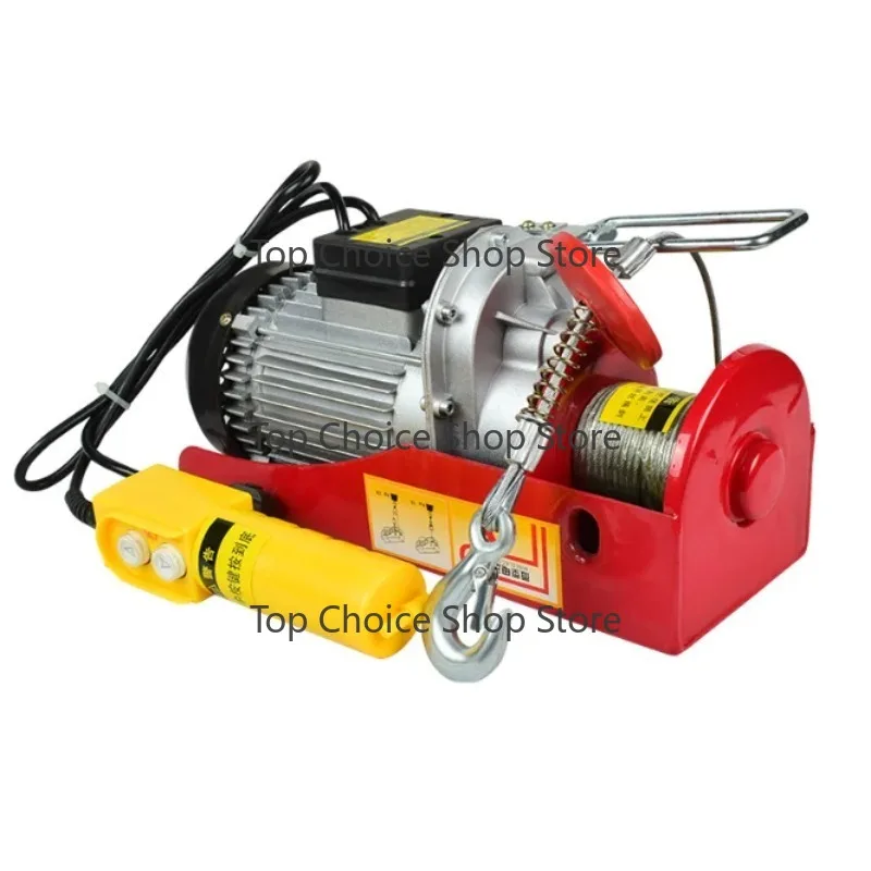 single motor miniature electric crane New steel structure wireless remote control for cable slings in the retail industry
