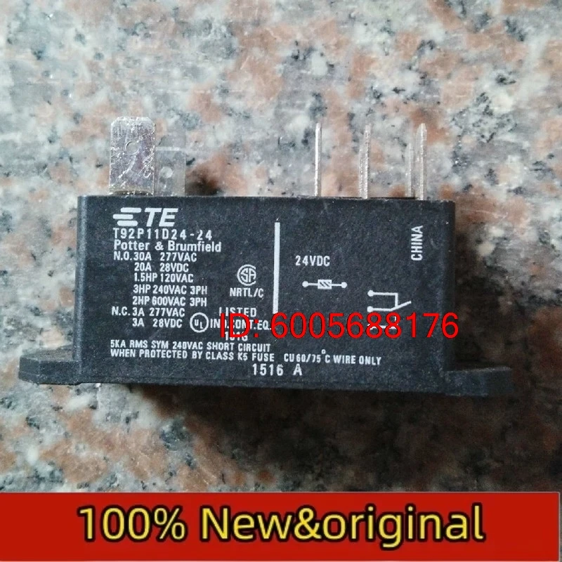 5pcs New Relays Relay T92P11D24-24 T92S11D22-24V 24VDC