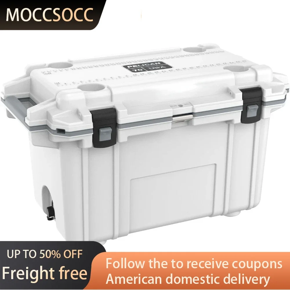 

70 Quart Elite Cooler Freight Free Wine Bottle Cooler Bag Reusable Ice Bucket for Drinks Items Whiskey Cooling Pack Glaciers