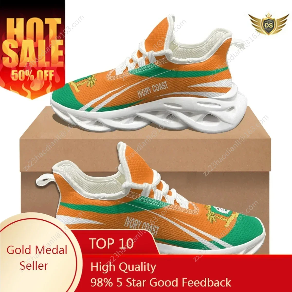 

Men Sneakers Blade Running Basketball Shoes Ivory Coast Flag Men Footwear Trainer Fashion Male Casual White Shoes For Men