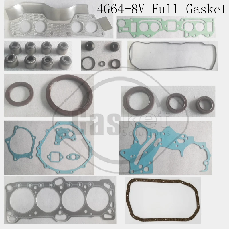 4G63-8V 4G64-8V 4G64-16V  FOR MITSUBISHI  16v 2.4L Cylinder head gasket kit Full Set Engine Gasket MD978906 50218400