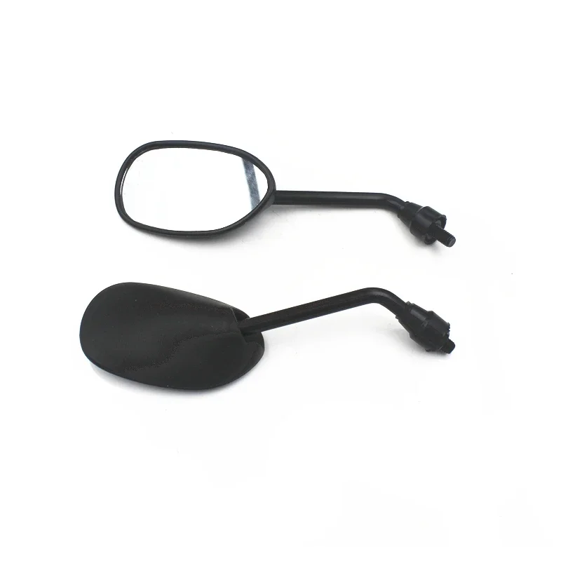 Motorcycle 8mm Rear View Side Mirror Universal Black RearView Mirrors For Honda Yamaha Suzuki Kawasaki Cruiser Chopper Off road