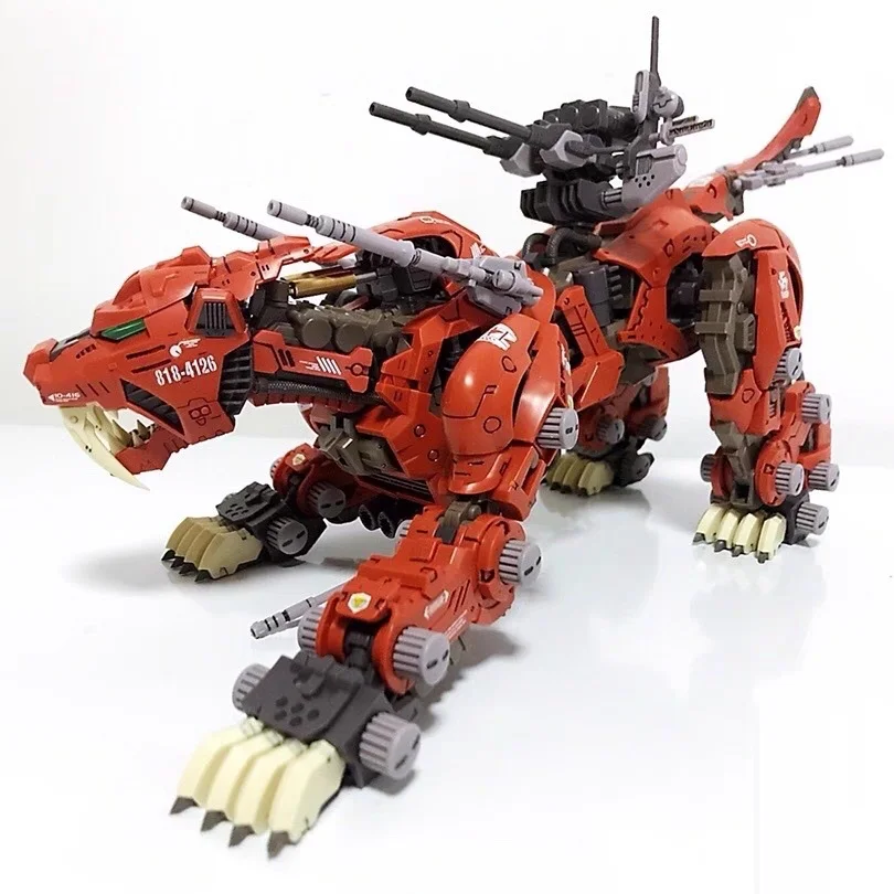 

Строительные блоки BT ZOIDS EZ-016 Red Saber Tiger, масштаб 1:72, полностью подвижный пластиковый конструктор, сборная модель, рождественские подарки для детей