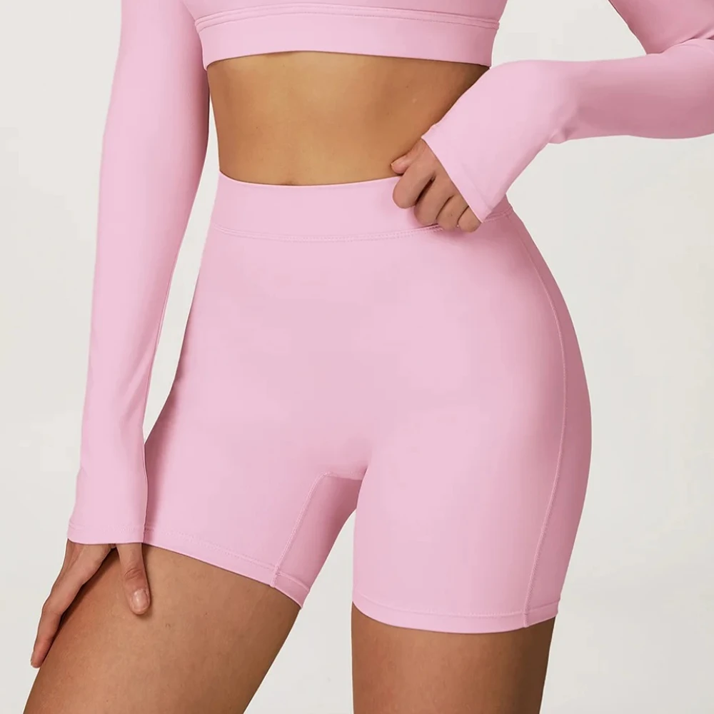 

Impact Running Sports Shorts Women Buttock Lift Gym Leggings Women Cycling Tight Slim Workout Short Pants Push Up Yoga Shorts