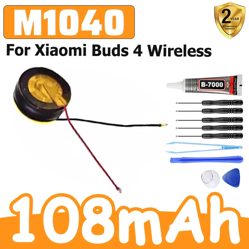 New 3.85V M1040 Battery for Xiaomi Buds 4 Wireless Noise-Canceling Headphones