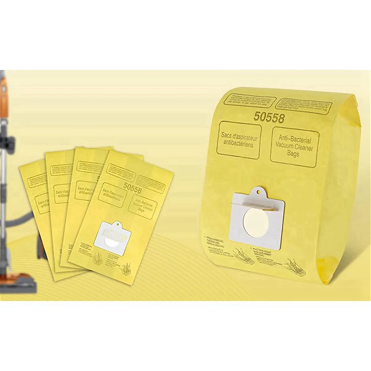 Parti per aspirapolvere Confezione da 10 sacchetti di ricambio per aspirapolvere tipo C/Q per contenitore 5055, 50557 e 50558