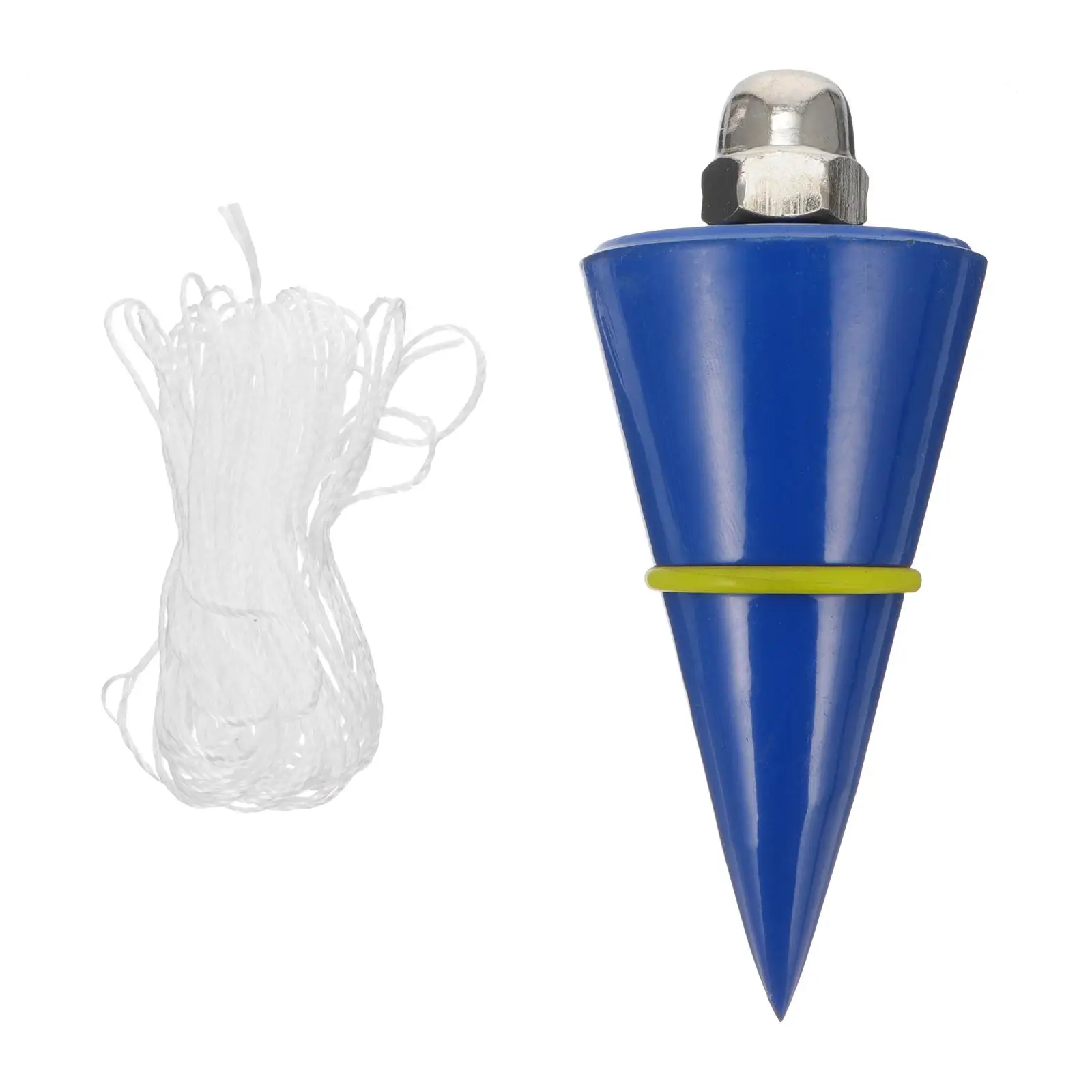 Plumb Bob 300g Wire Hammer Vertical Tool for Construction Measurement 12m Line Random Color Measuring Instruments Hand Tools