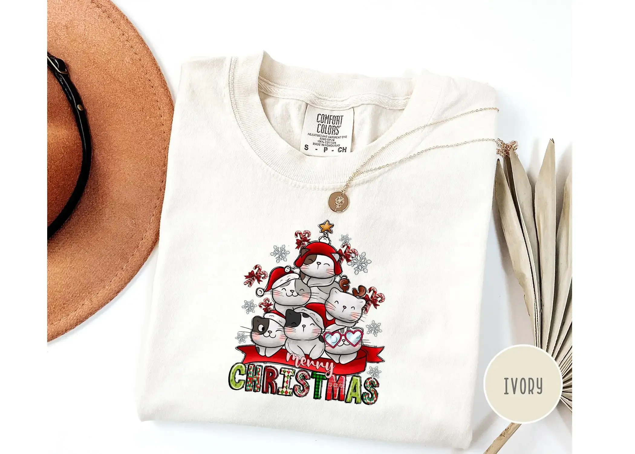 Merry Christmas T Shirt CaT Lovers Owner SweaT
