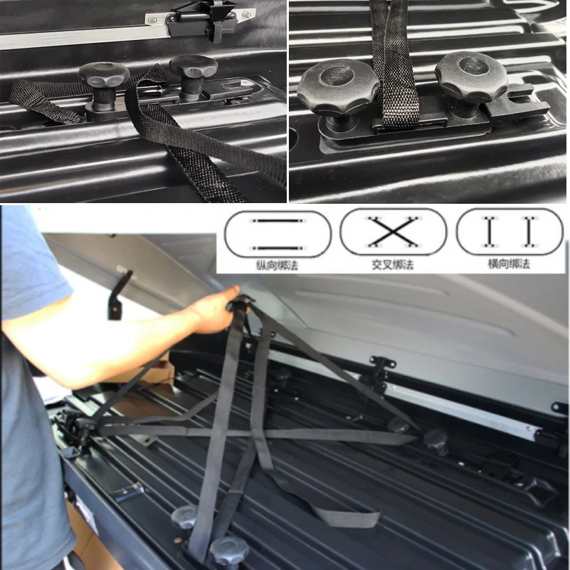 Universal Heavy Duty Metal U Bolts Roof Box Mounting Kit For Luggage Rack Van SUV Secure Fixing Clamps Accessories