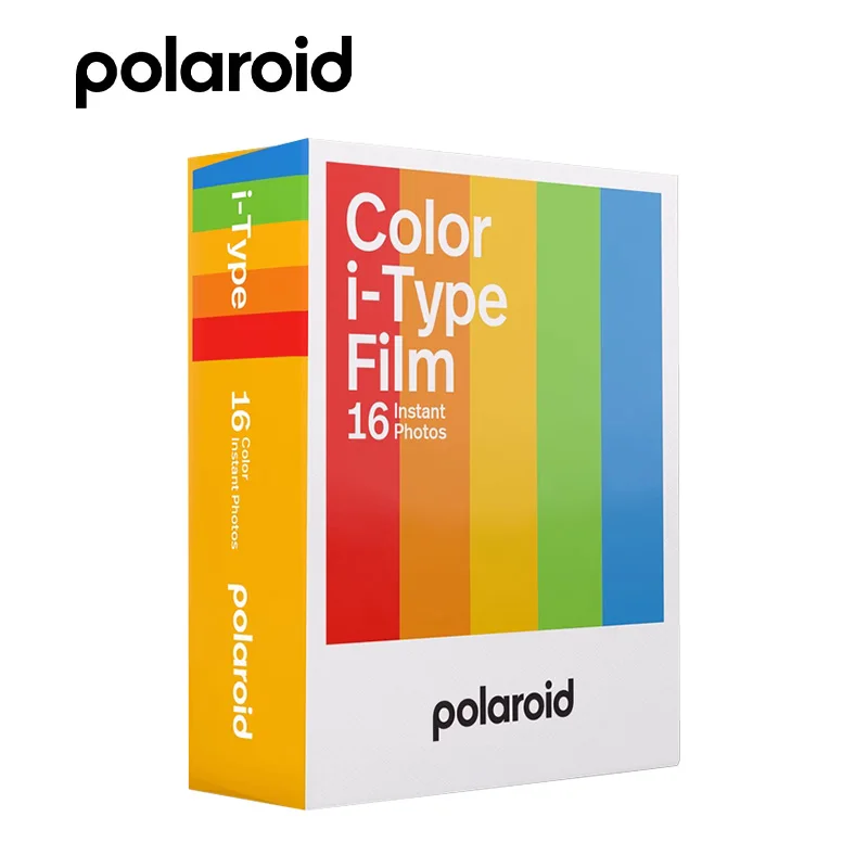 Polaroid Itype Film OneStep2 I-1 Lab Now with Colored White Edges Color I-Type Film 16 Sheets