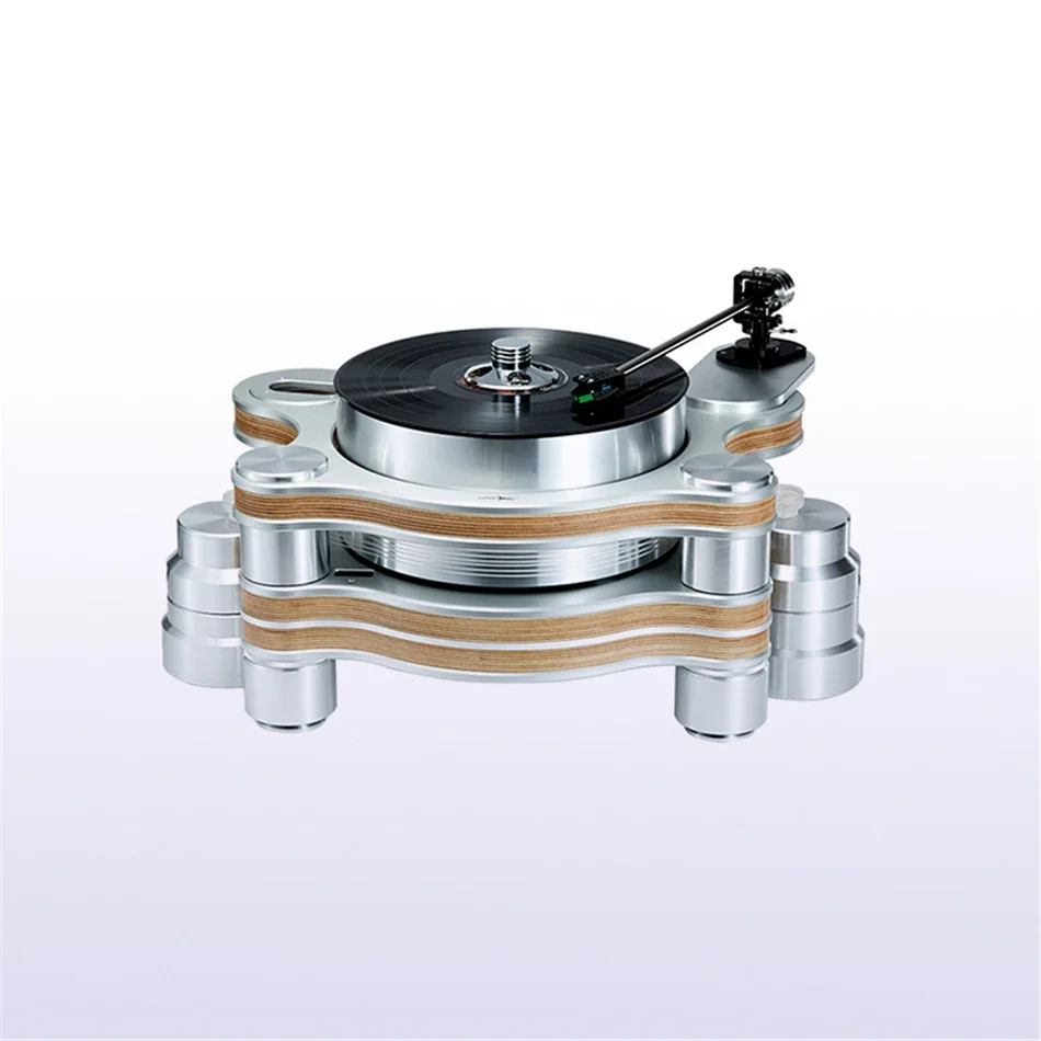 Amari LP-62S Vinyl Record Player Magnetic Levitation With SME Tonearm Cartridge Stylus Disc Suppression